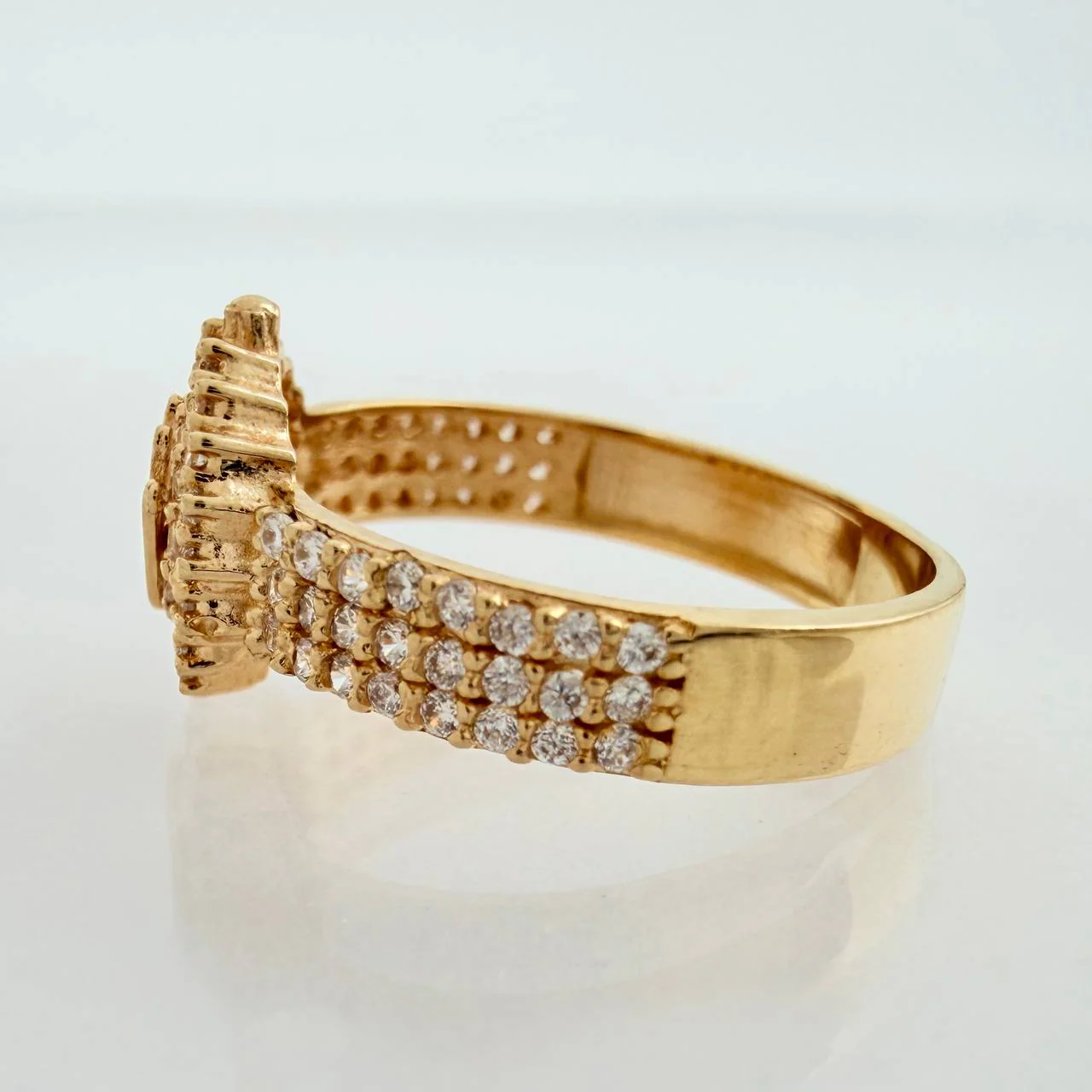 Anillo Corona 2.85gr / T5 1/2 / Oro Amarillo 18K & - Image 4