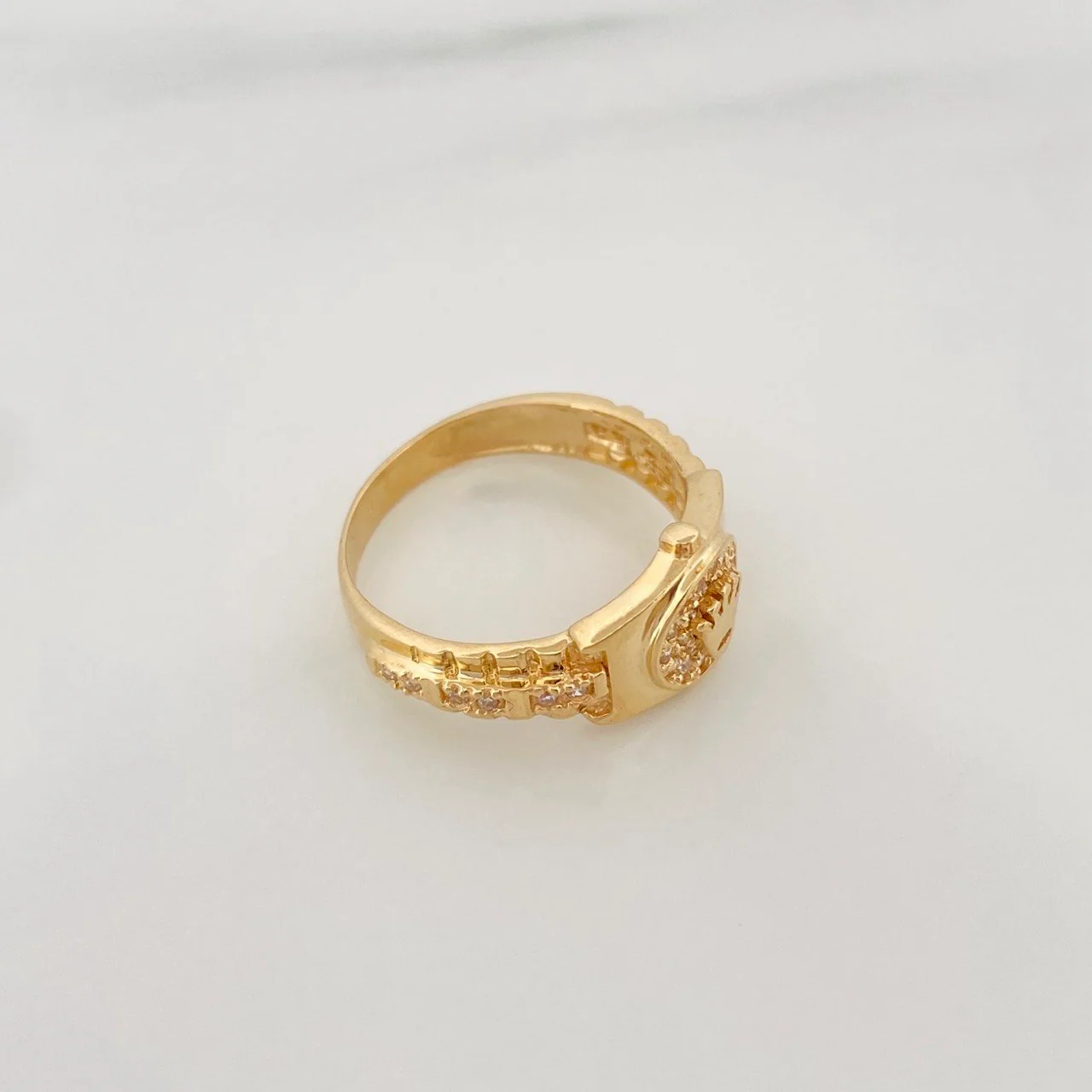 Anillo Corona 3.8 g / T6 1/2 Oro Amarillo 18K - Image 4