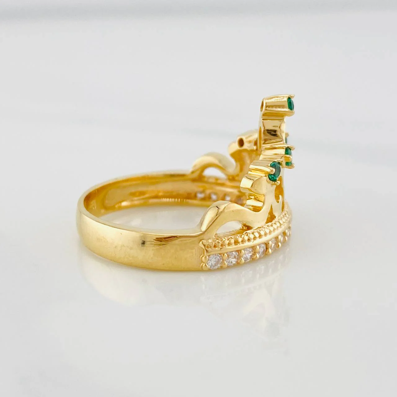 Anillo Corona 5.15g / T6 1/4 Oro Amarillo 18K - Image 4