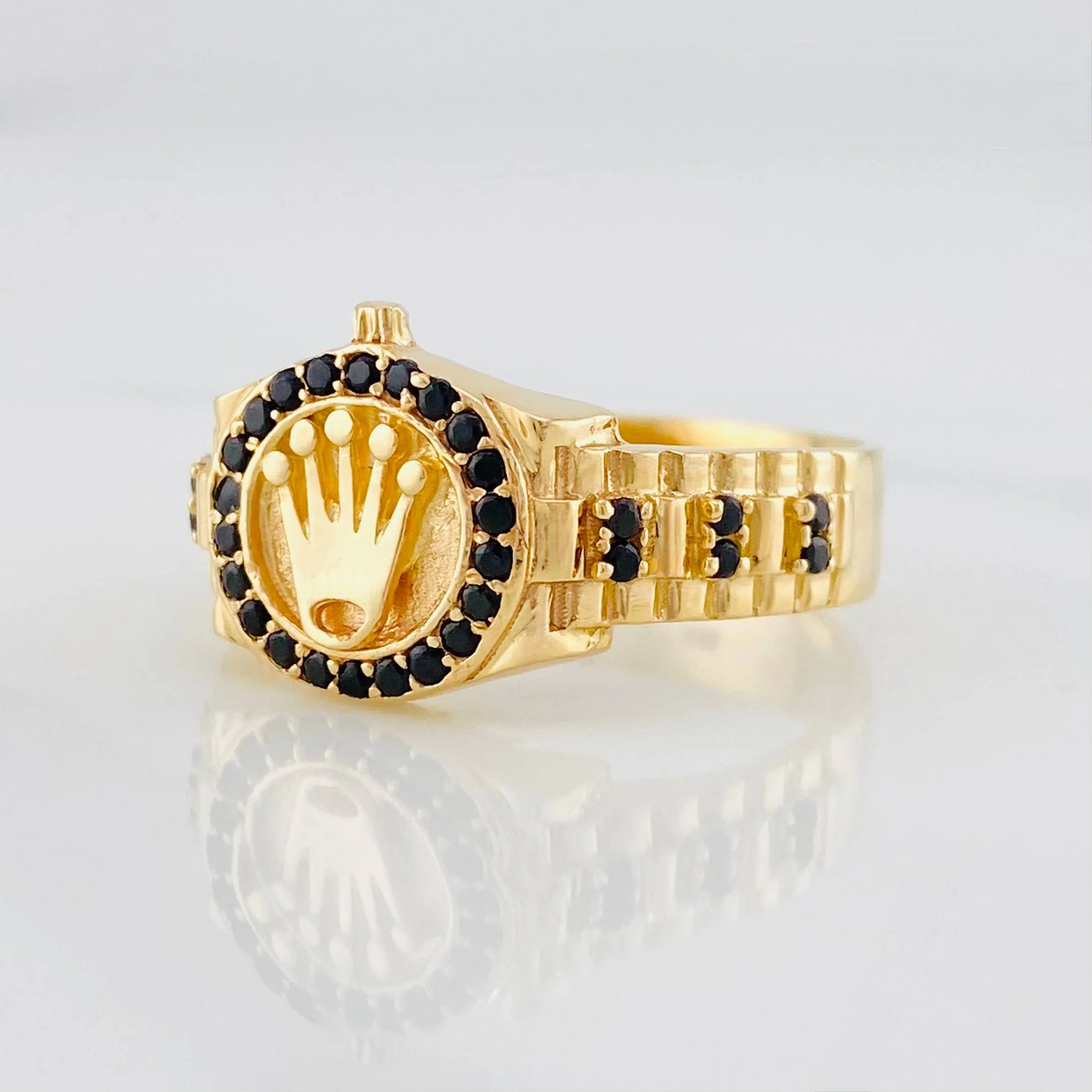 Anillo Corona 6.15g / T10 Oro Amarillo 18K - Image 2