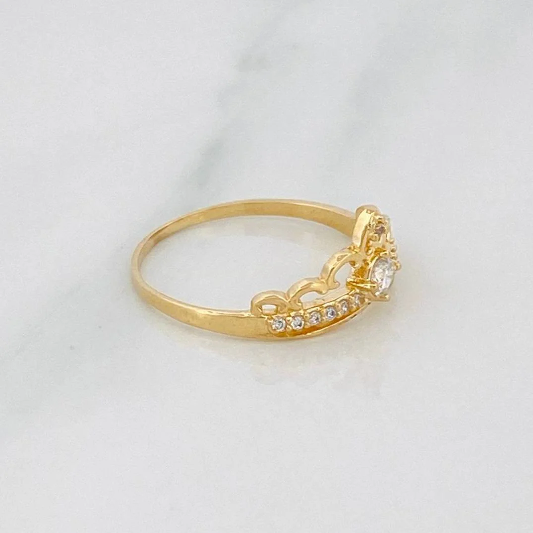 Anillo Corona Churumbela 1.75 g / T7 Oro Amarillo 18K - Image 3
