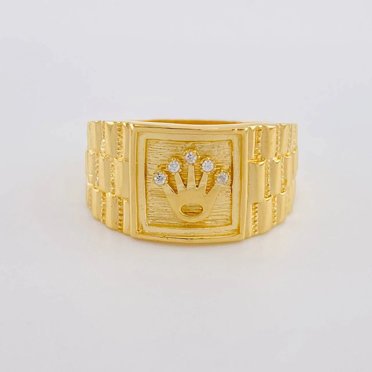 Anillo Corona Correa 4.55 g / T10 3/4 Oro Amarillo 18K
