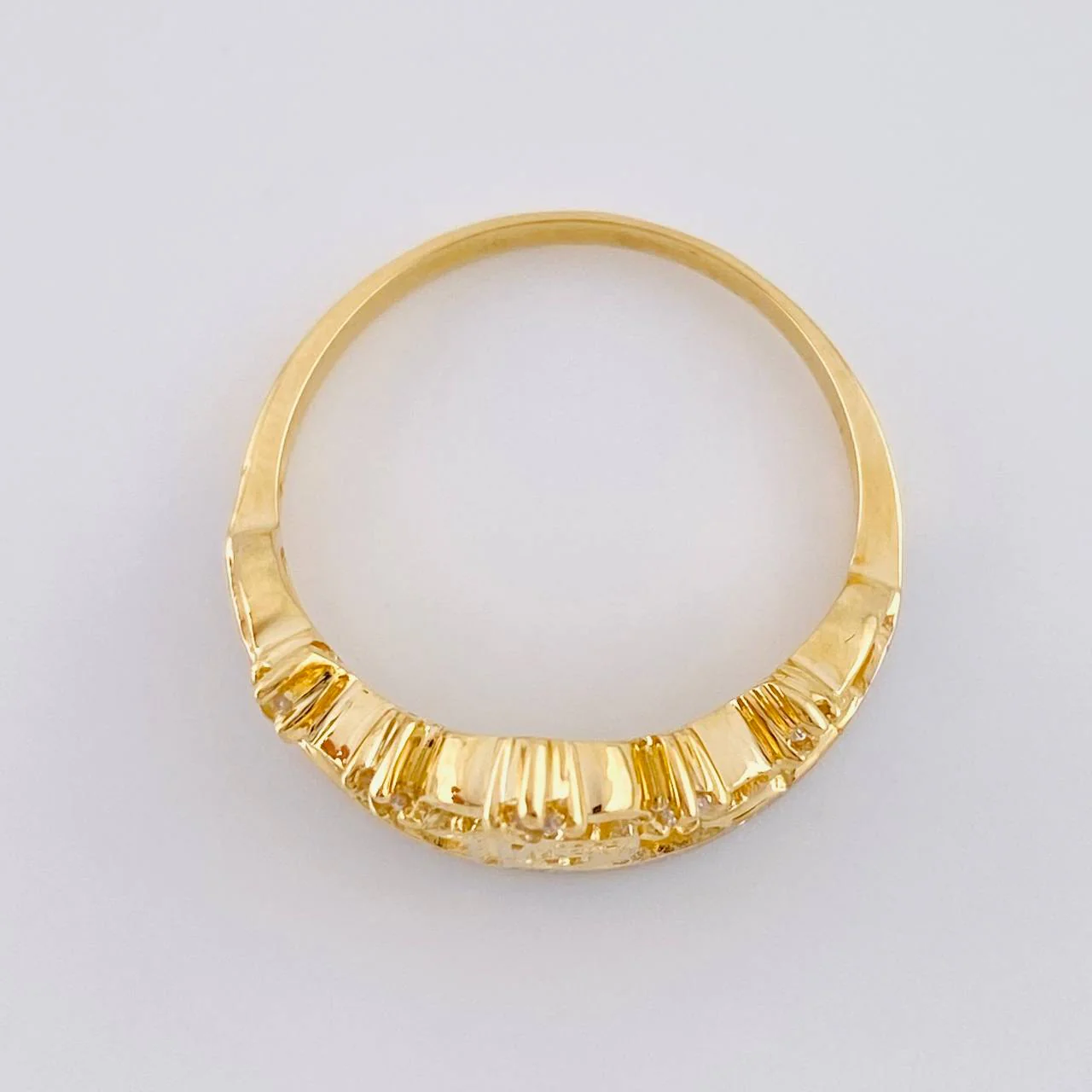 Anillo Corona Quinces 4.7 g / T8 Oro Amarillo 18K - Image 3