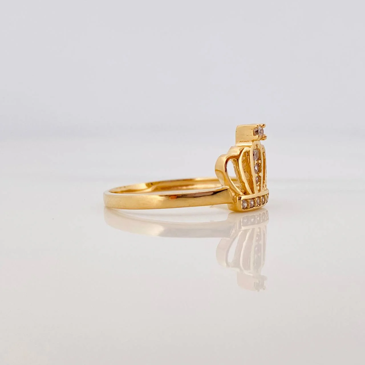 Anillo Corona Real 1.9 g / T6 Oro Amarillo 18K - Image 4