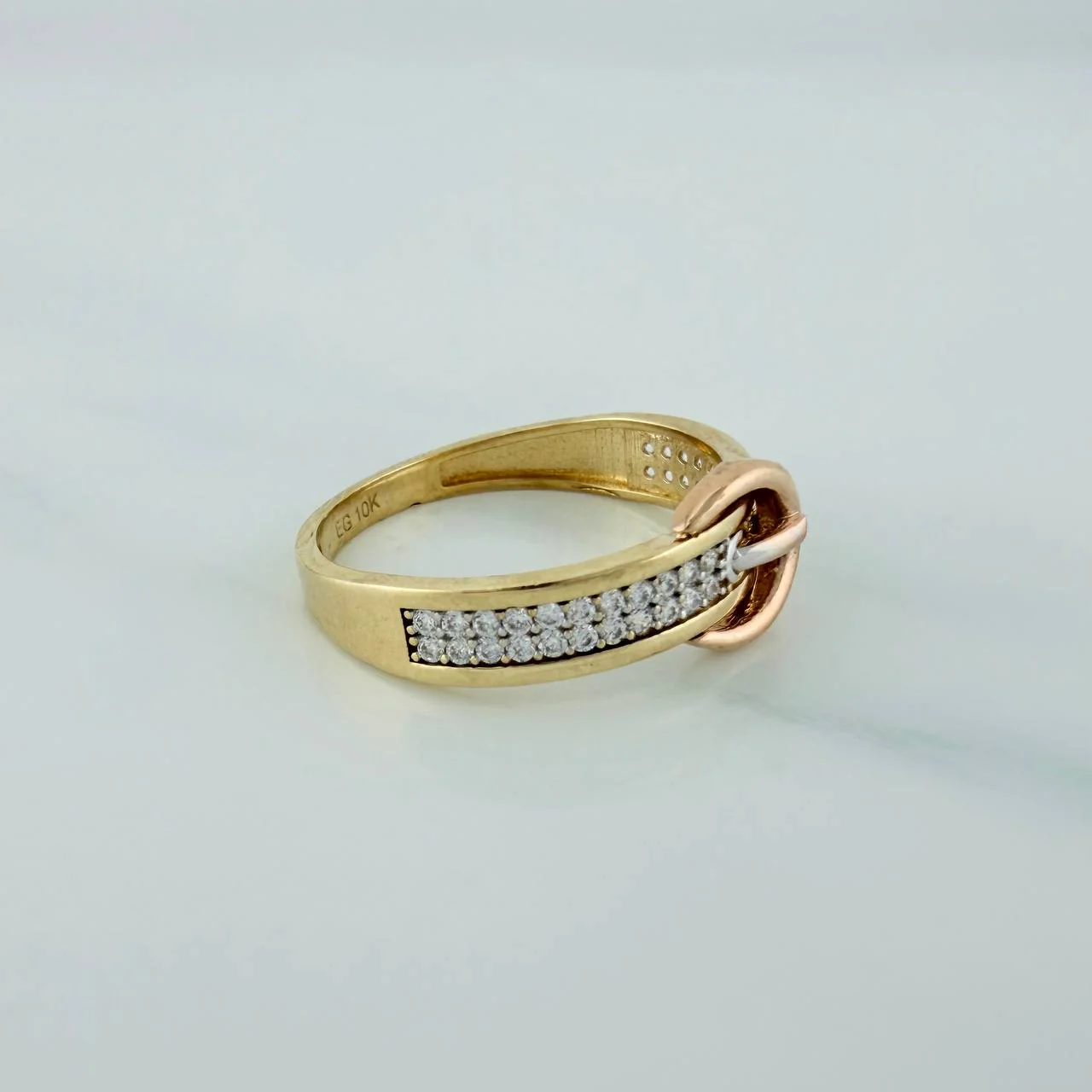 Anillo Correa 2.2gr / T6 3/4 / Tres Oros 18K - Image 4