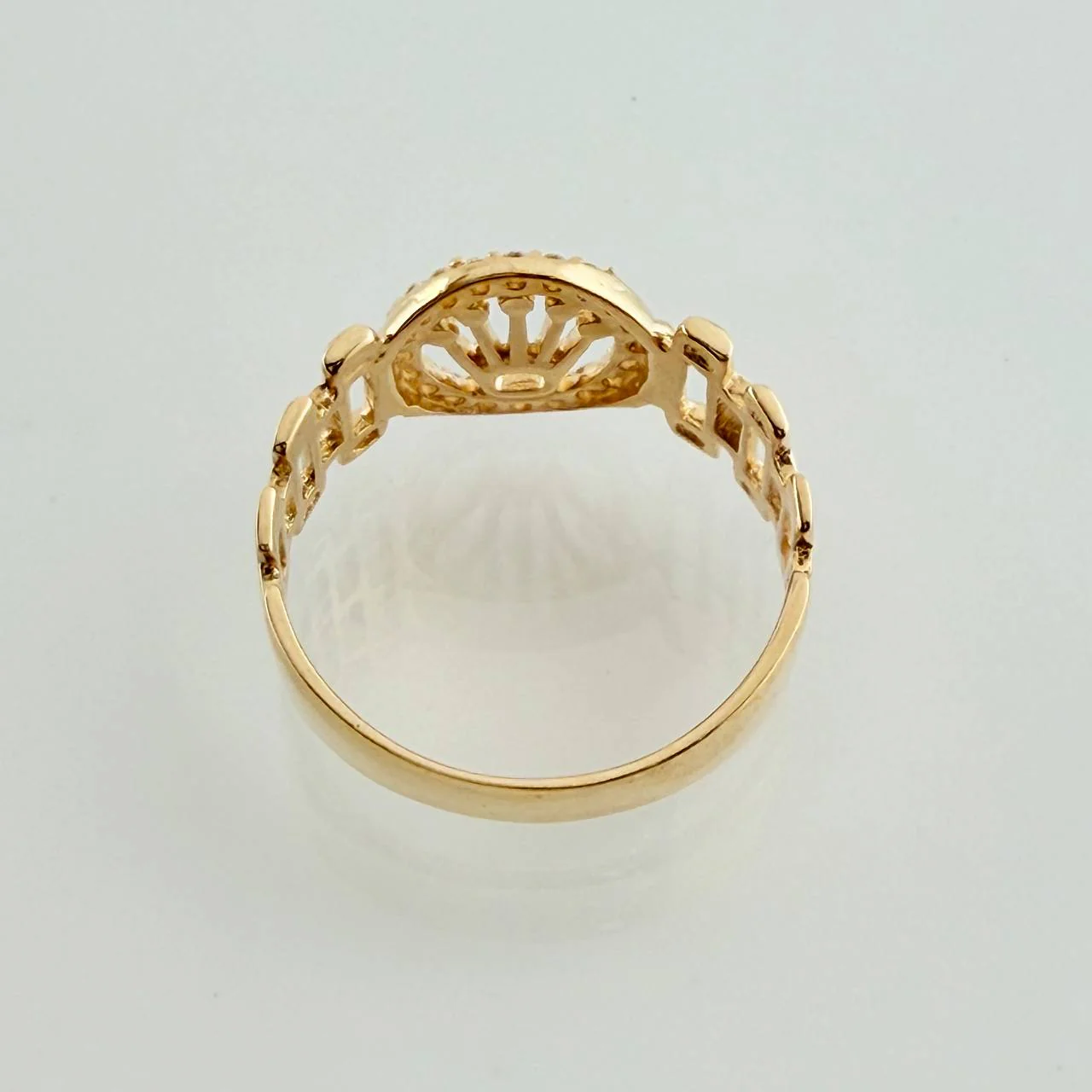 Anillo Correa Corona 2.35gr / T6 / Oro Amarillo 18K % - Image 4