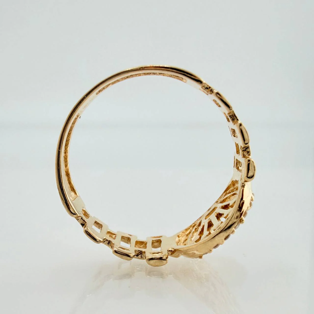 Anillo Correa Corona 2.35gr / T6 / Oro Amarillo 18K % - Image 7