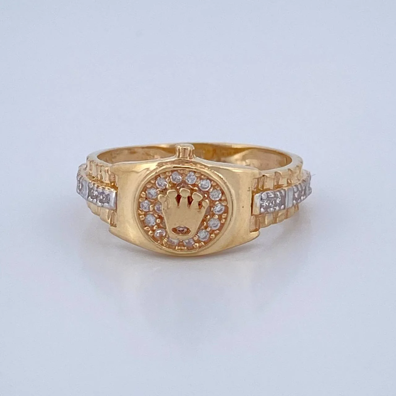 Anillo Correa corona 3.95g / T5 1/4 Oro Amarillo 18K