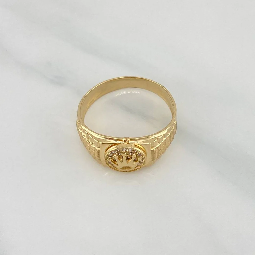 Anillo Correa Corona 4.05 g / T10 Oro Amarillo 18K - Image 2
