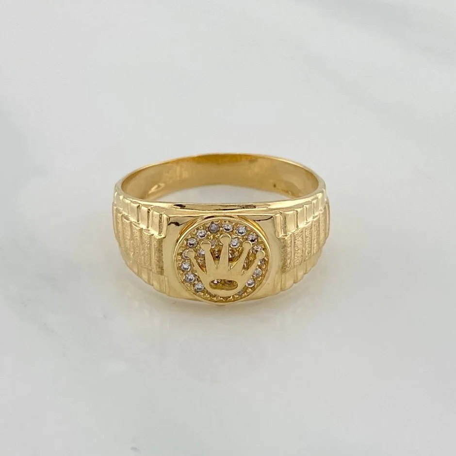 Anillo Correa Corona 4.1 g / T9 Oro Amarillo 18K