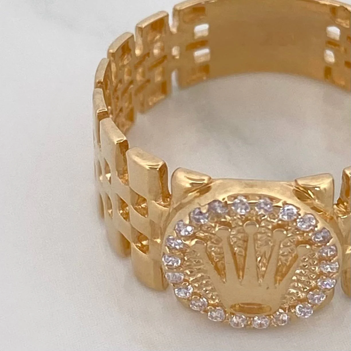 Anillo Correa Corona 4 g / T8 Oro Amarillo 18K - Image 3
