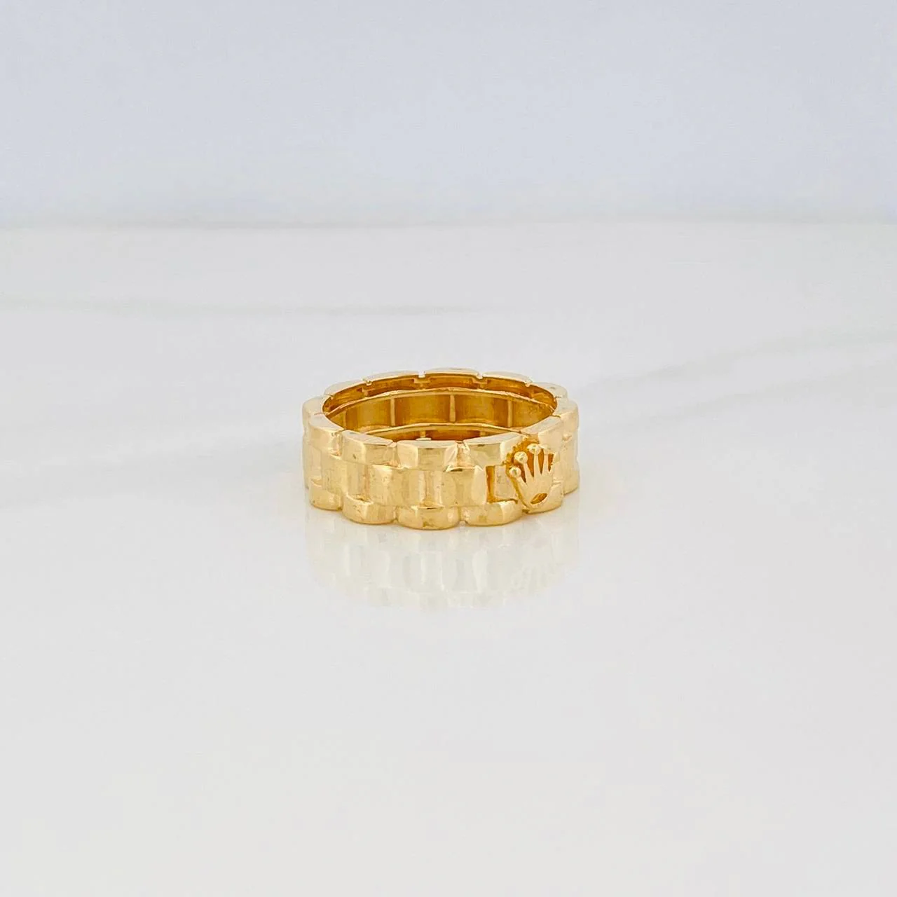 Anillo Correa Corona 5.4g / T10 Oro Amarillo 18K - Image 2