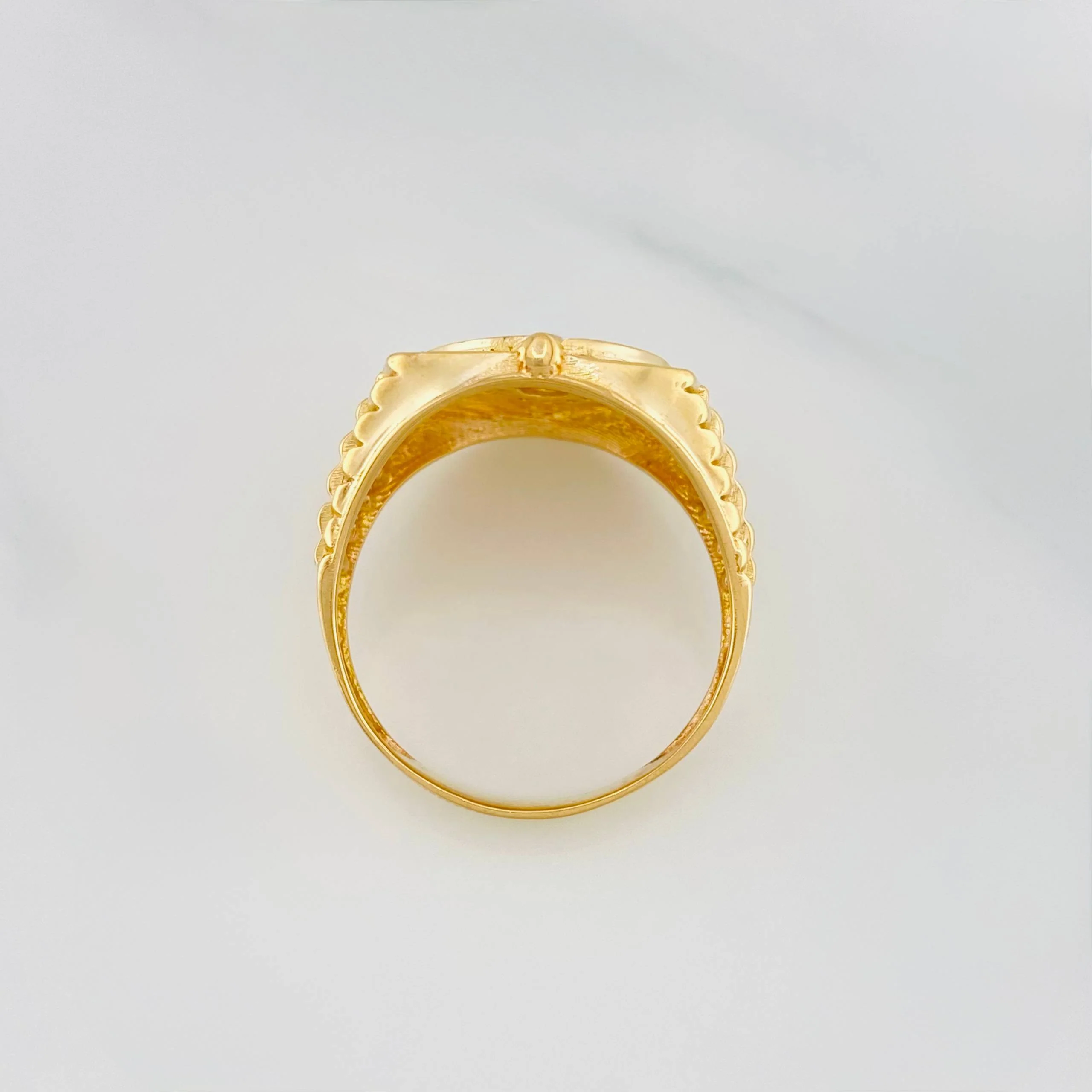 Anillo Correa Corona 7.1 g / T10 Oro Amarillo 18K - Image 3