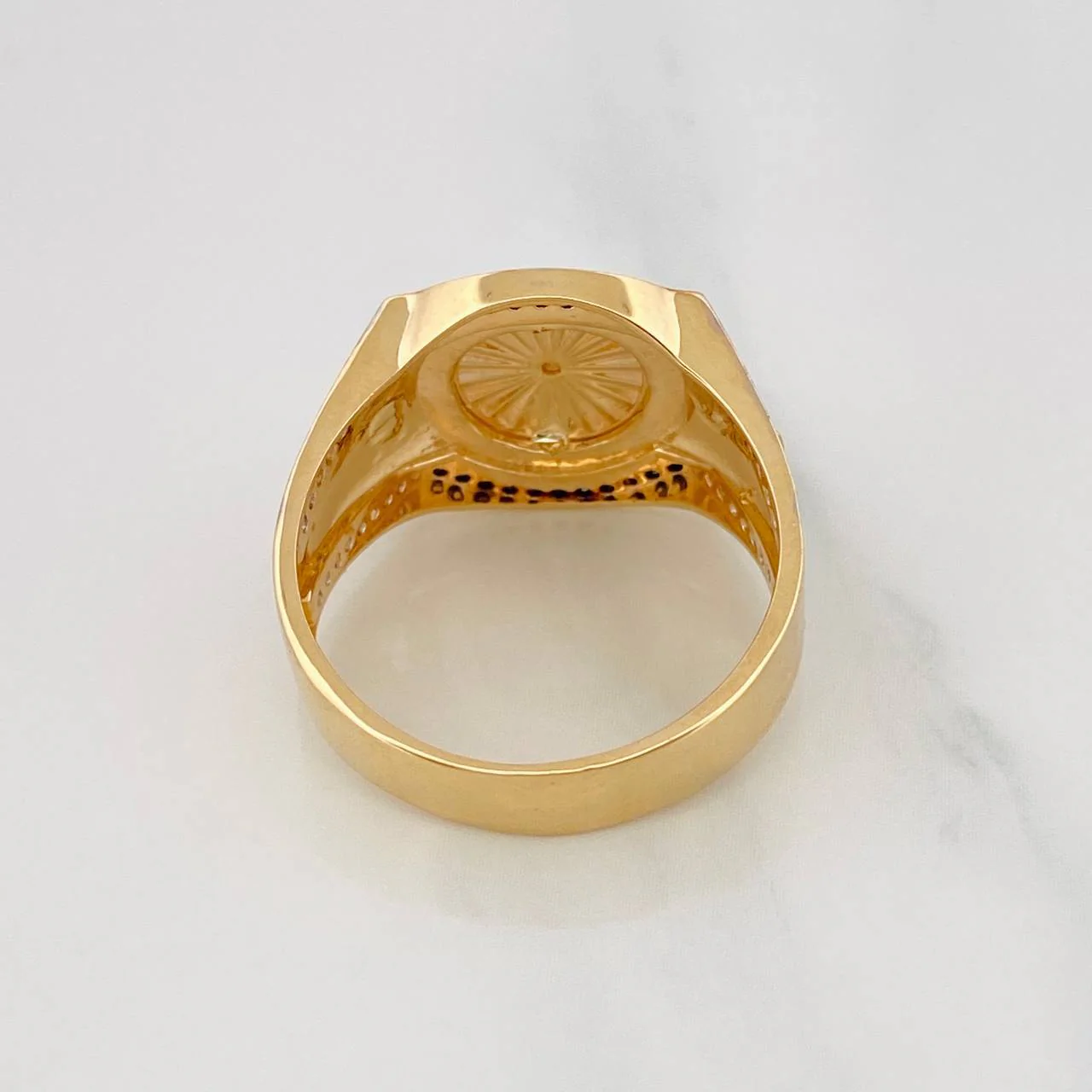 Anillo Correa Corona 7.1g / T10 1/2 Oro Amarillo 18K - Image 4