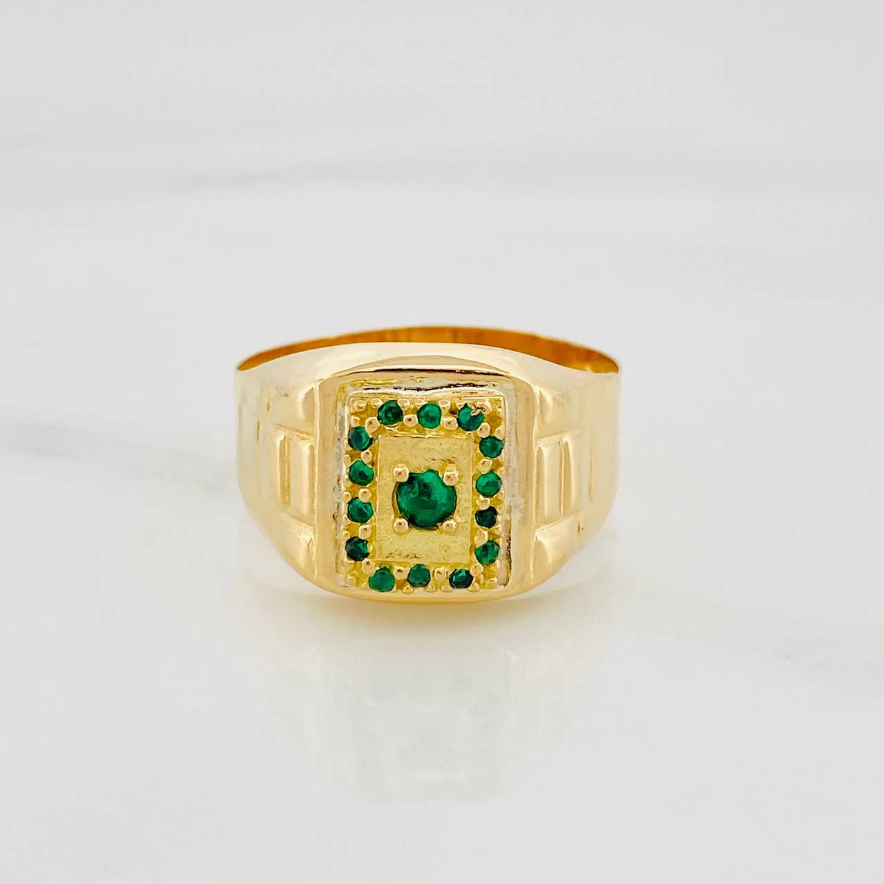 Anillo Crono Tempo 4.6 g / T10 1/4 Oro Amarillo 18K