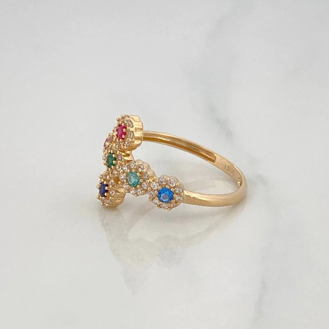 Anillo Cruz Tupida 2.3g / T6 Oro Amarillo 18K - Image 3