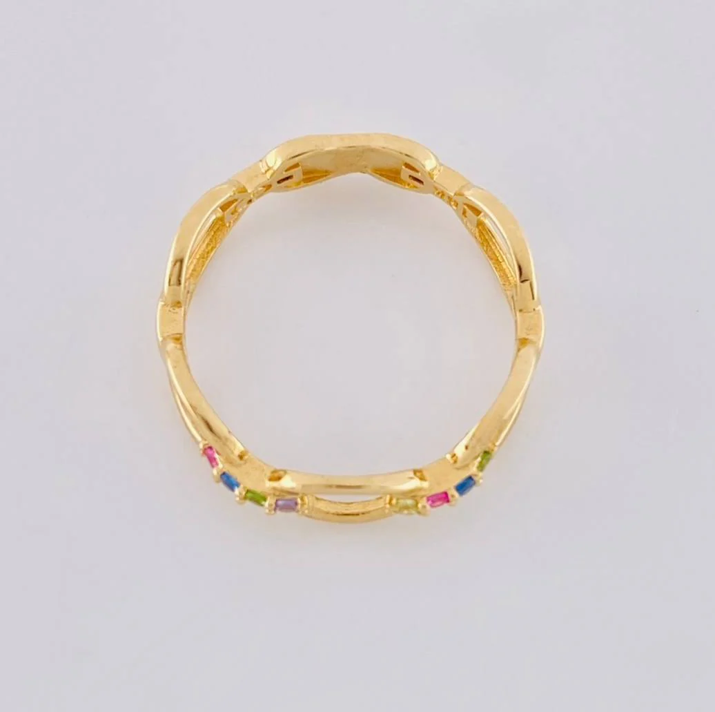 Anillo Cubano 1.7g / T5 1/4 Oro Amarillo 18K - Image 3