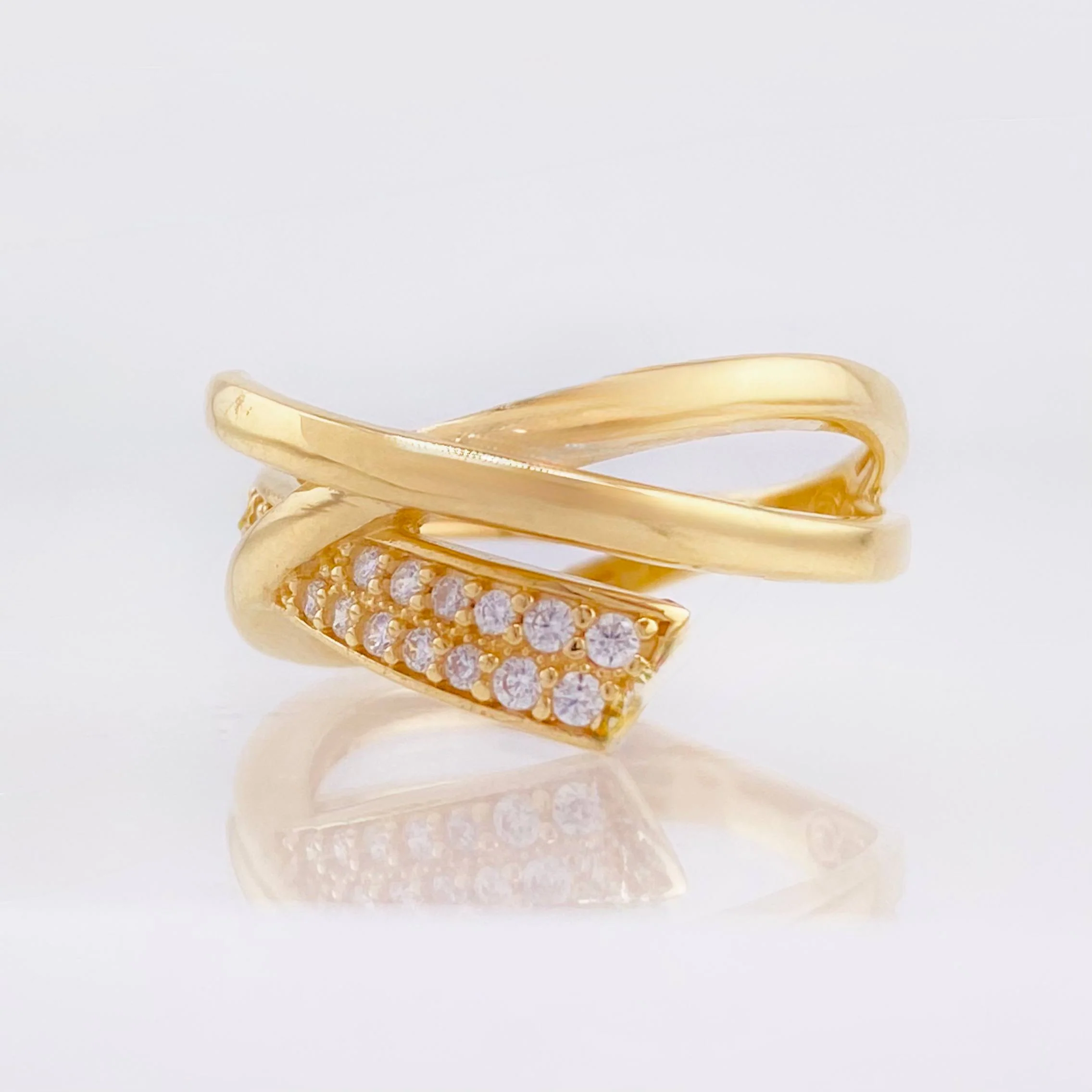 Anillo Curvas Corvergentes 4.5gr / T7 / Oro Amarillo 18K © - Image 3