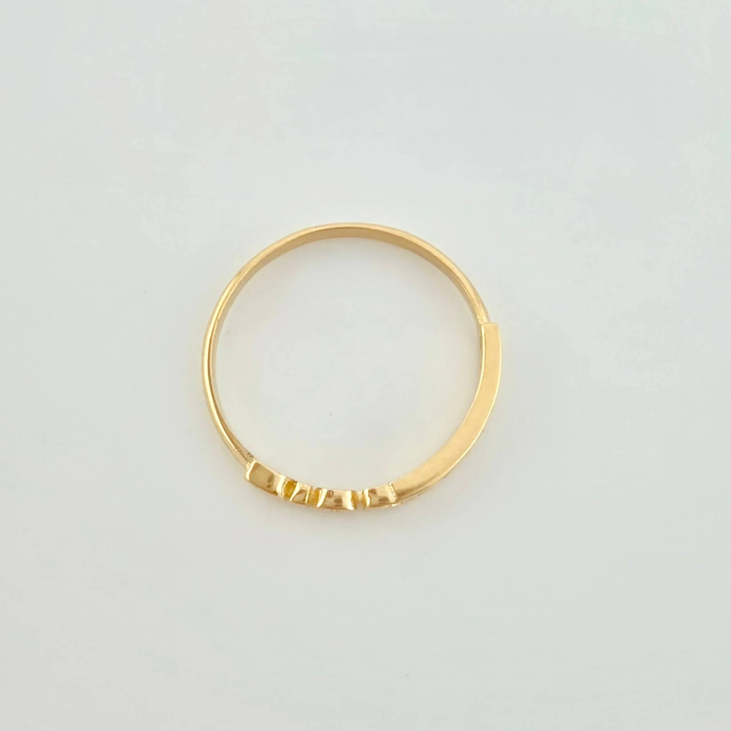 Anillo Dios 1.35 g / T6 Oro Amarillo 18K - Image 3