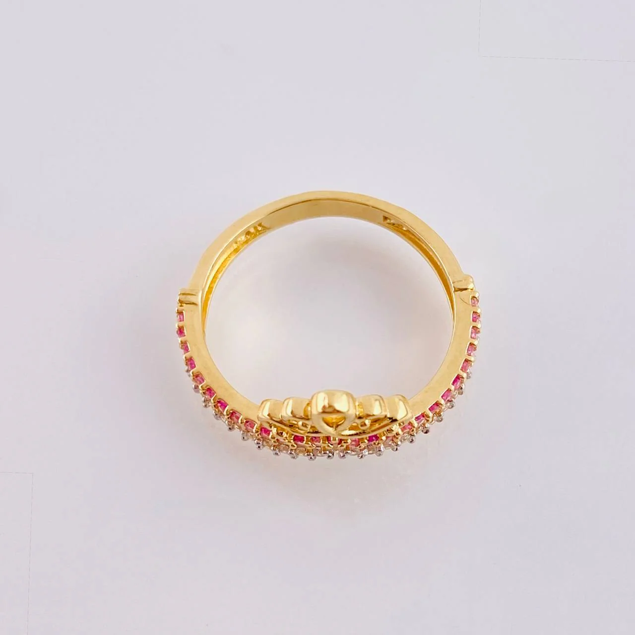 Anillo Doble Tiara 2.75 g / T6 1/4 Oro Amarillo 18K - Image 3