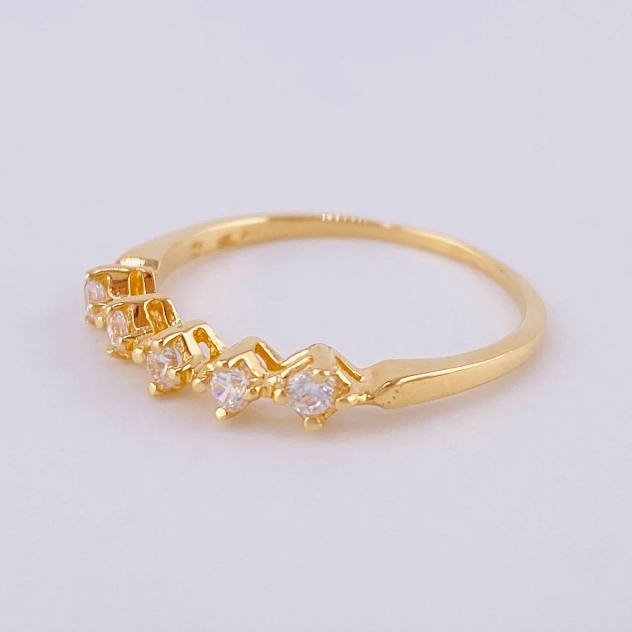 Anillo Estrellas Quintuples 1.45gr / T6 1/4 / Oro Amarillo 18K © - Image 2