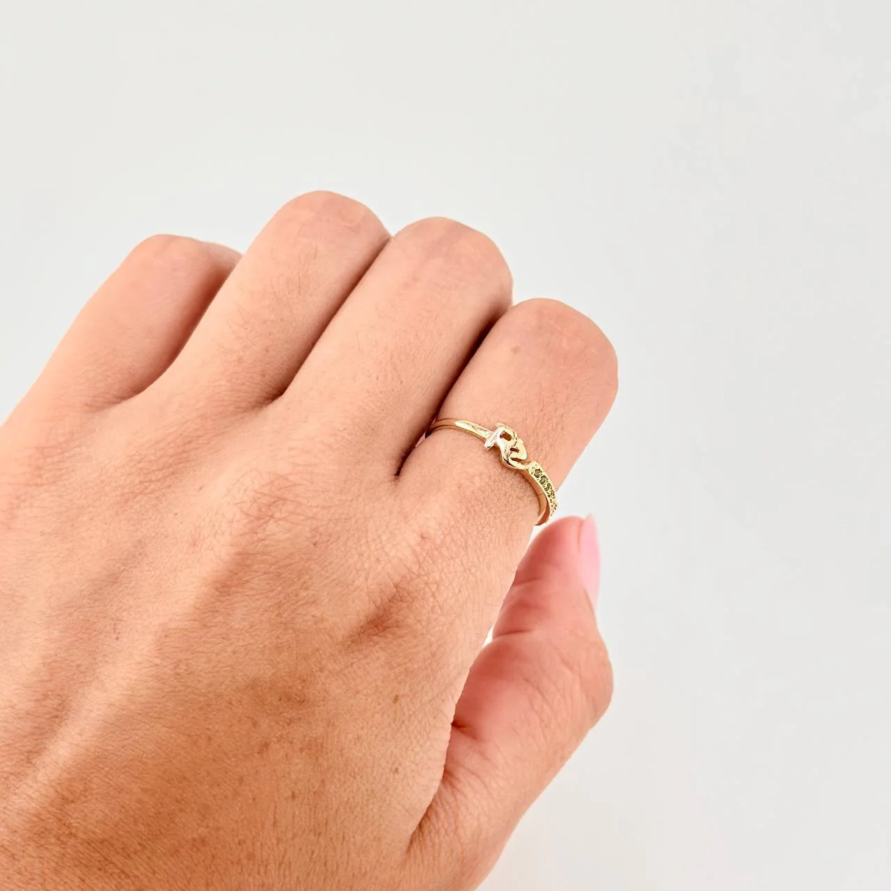 Anillo Fe 1.5 g / T6 3/4 Oro Amarillo 18K - Image 4