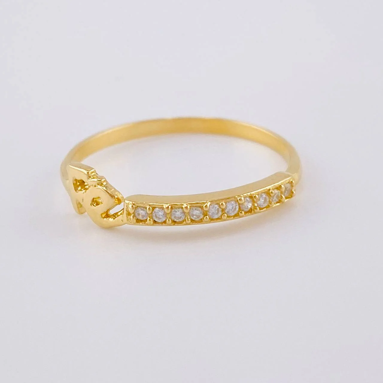 Anillo Fe 1.55 g / T7 1/4 Oro Amarillo 18K - Image 2