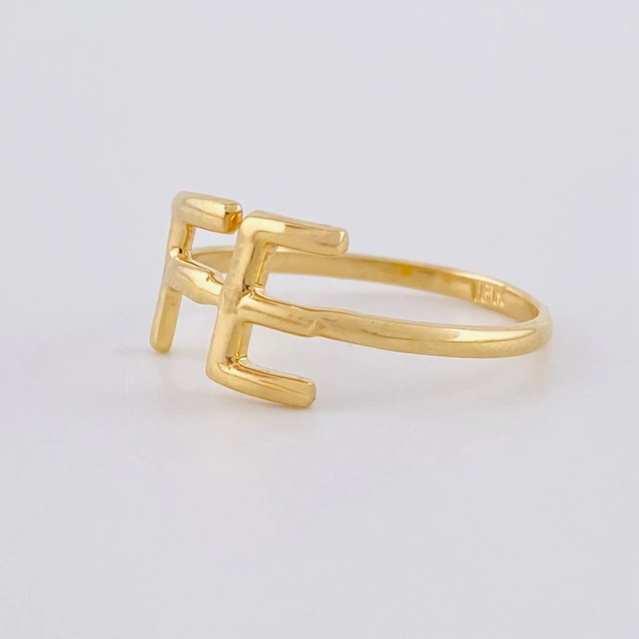 Anillo Fé 1.75 g / T7 Oro Amarillo 18K - Image 2