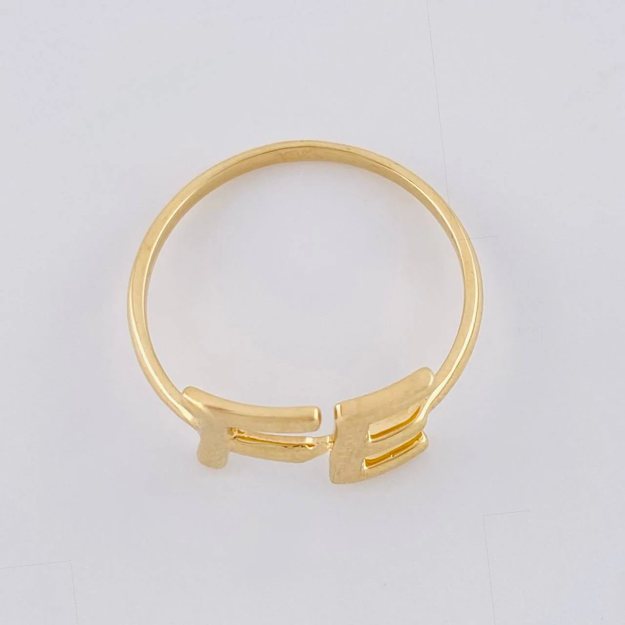 Anillo Fé 1.75 g / T7 Oro Amarillo 18K - Image 3