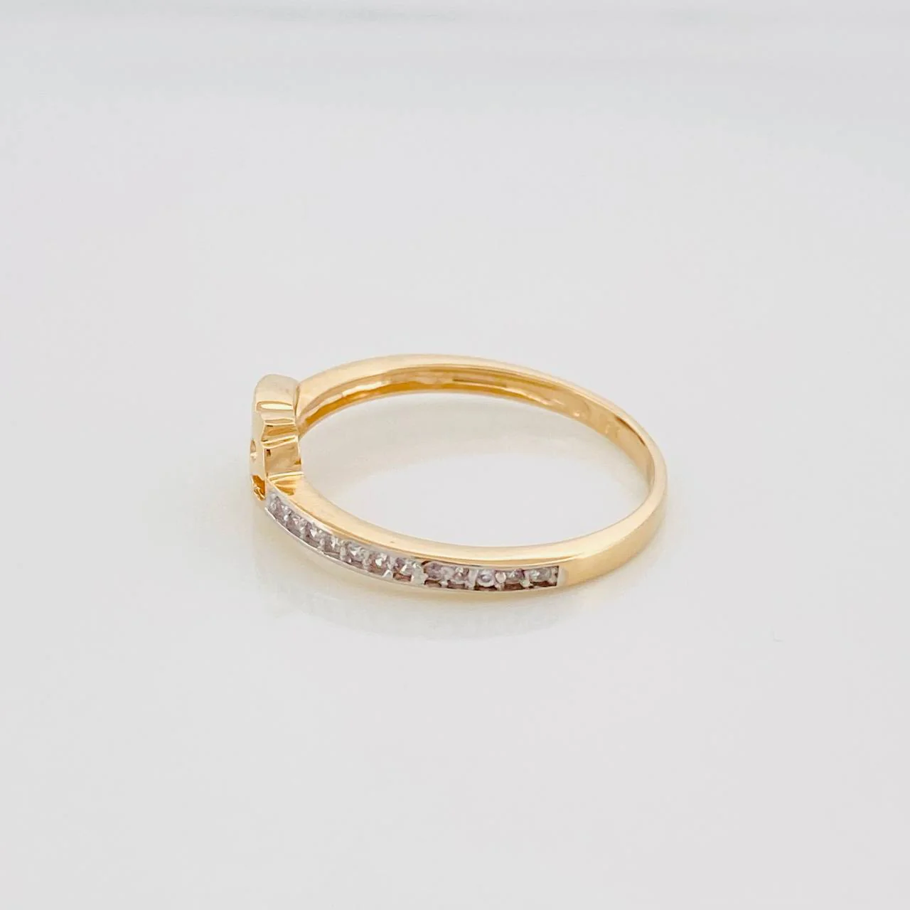 Anillo Fe 1.8 g / T6 Dos Oros Amarillo Blanco 18K - Image 2