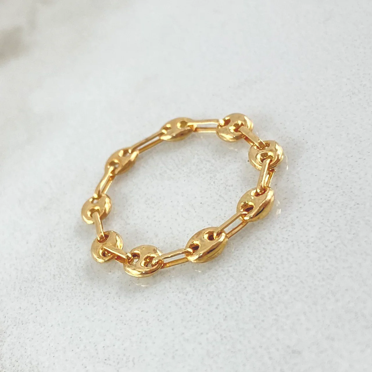 Anillo Gc 0.5 g / T5 3/4- 5 1/2 Oro Amarillo 18K - Image 2