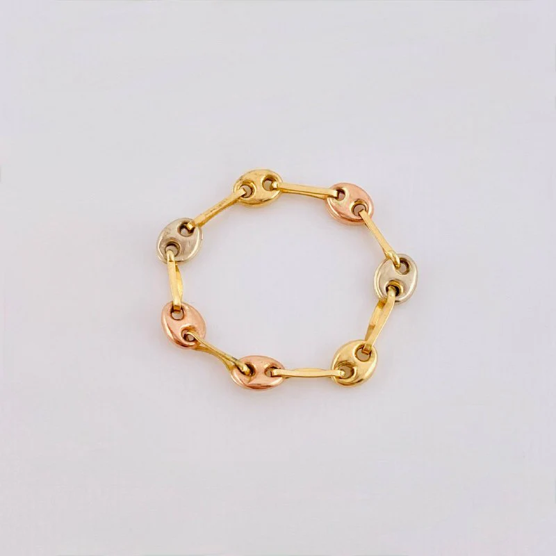 Anillo Gc 0.55gr / T6 / 3.35mm Tres Oros 18K (Oferta) * - Image 2