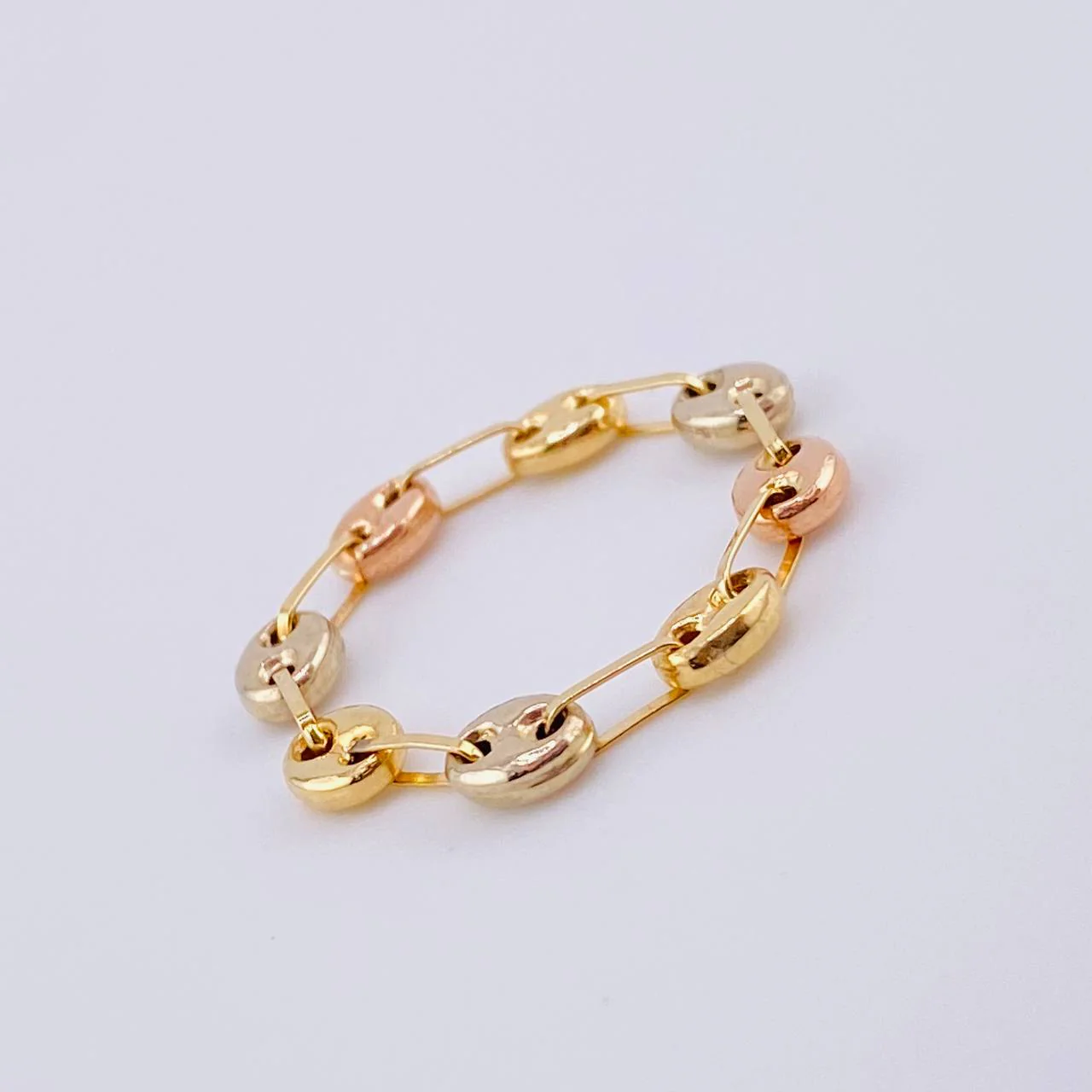 Anillo Gc 0.5gr / T5 1/4-T5 / 3.35mm Tres Oros 18K * - Image 2