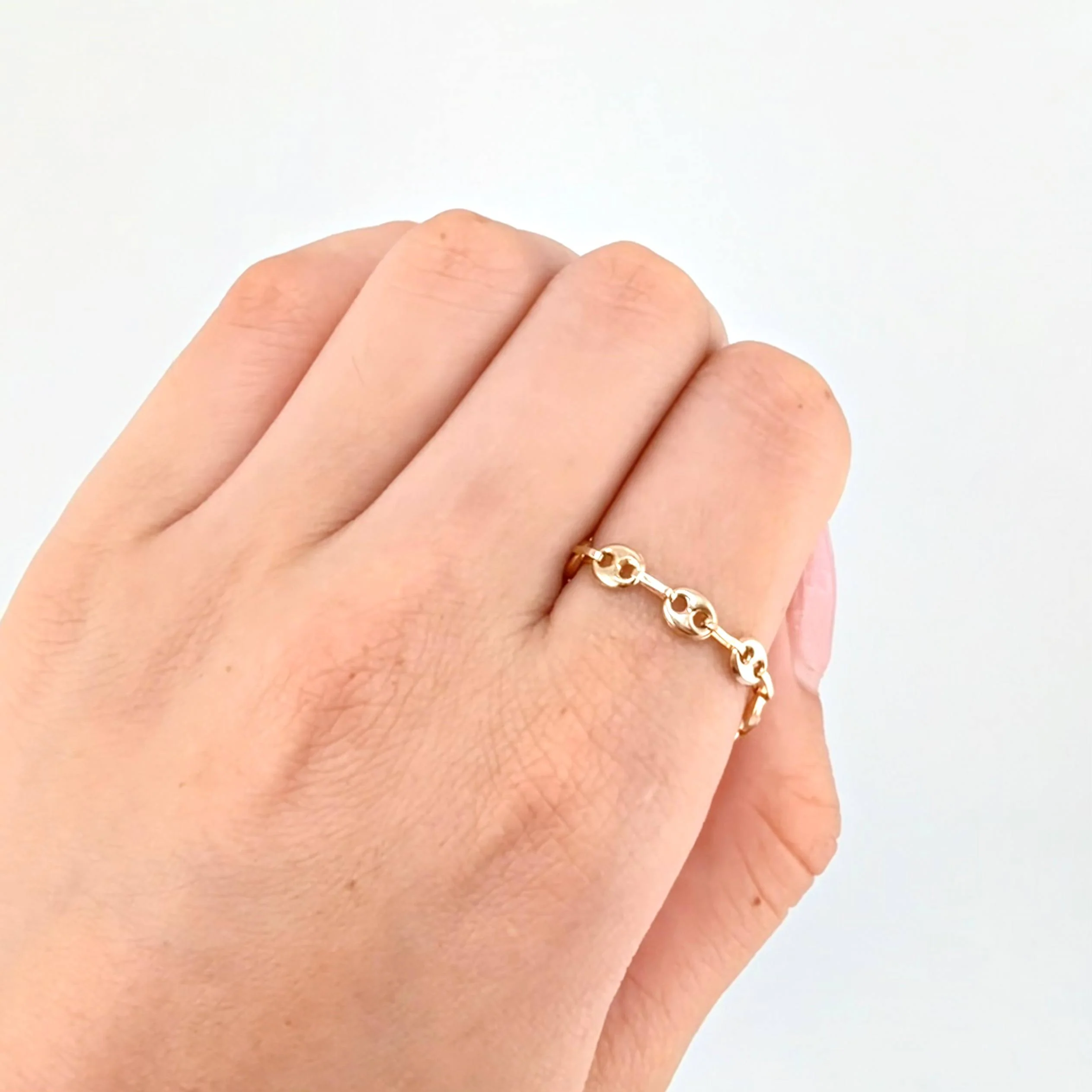 Anillo Gc 0.6 g / T8- 7 3/4 Oro Amarillo 18K - Image 3