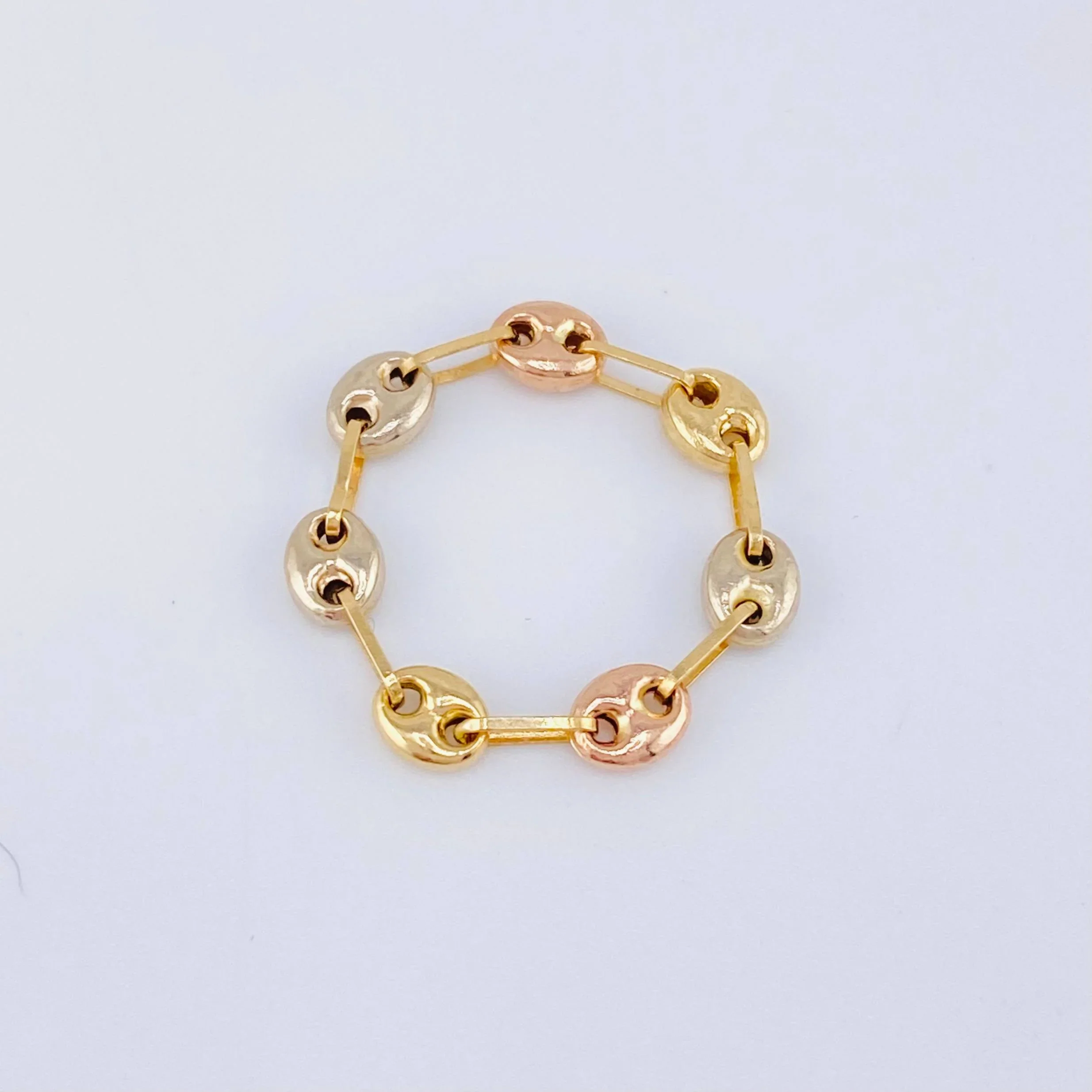 Anillo Gc 0.65 g / T4 - 3 3/4 Tres Oros 18K