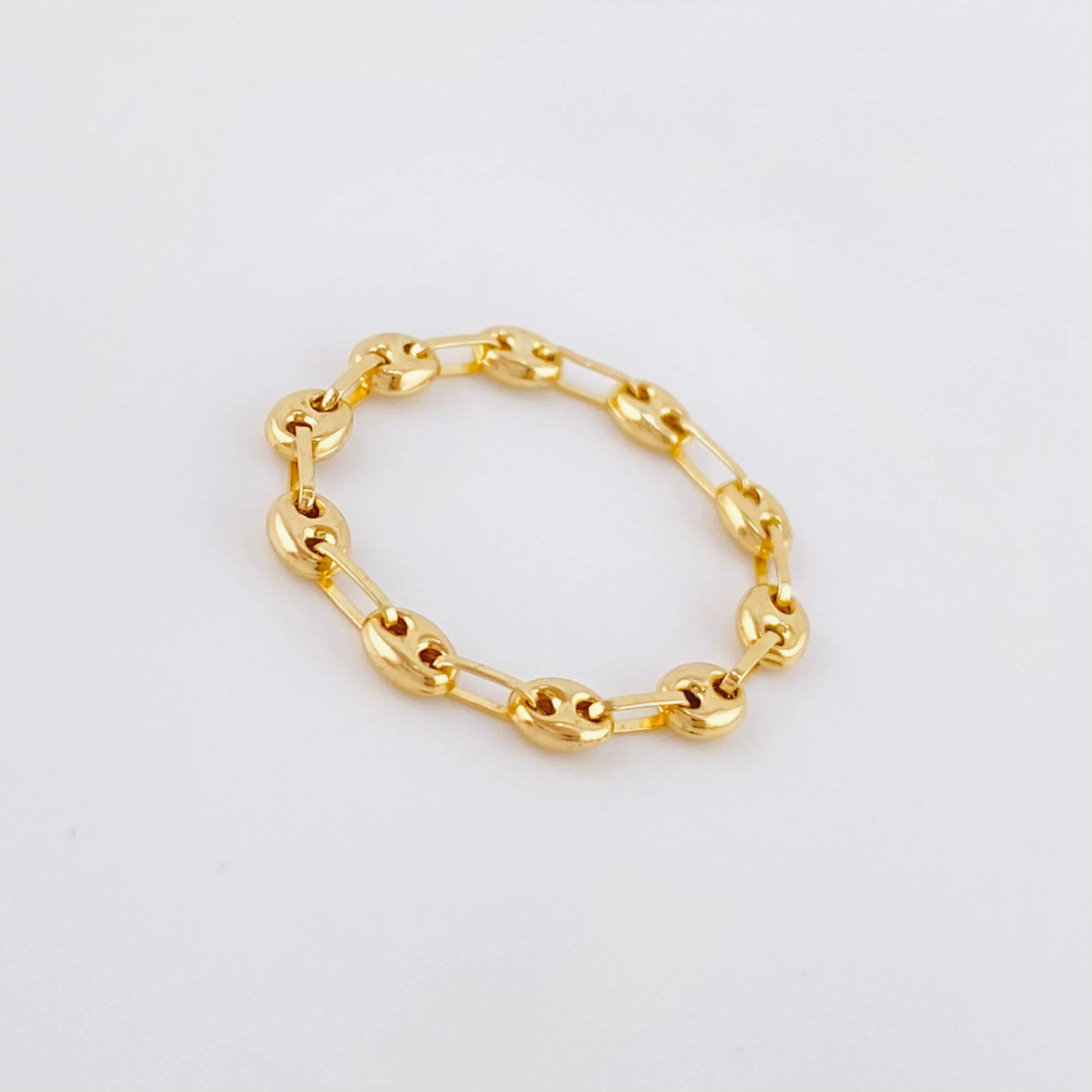 Anillo Gc 0.7gr / T9 1/4- T9 / 3.35mm Oro Amarillo 18K © - Image 2