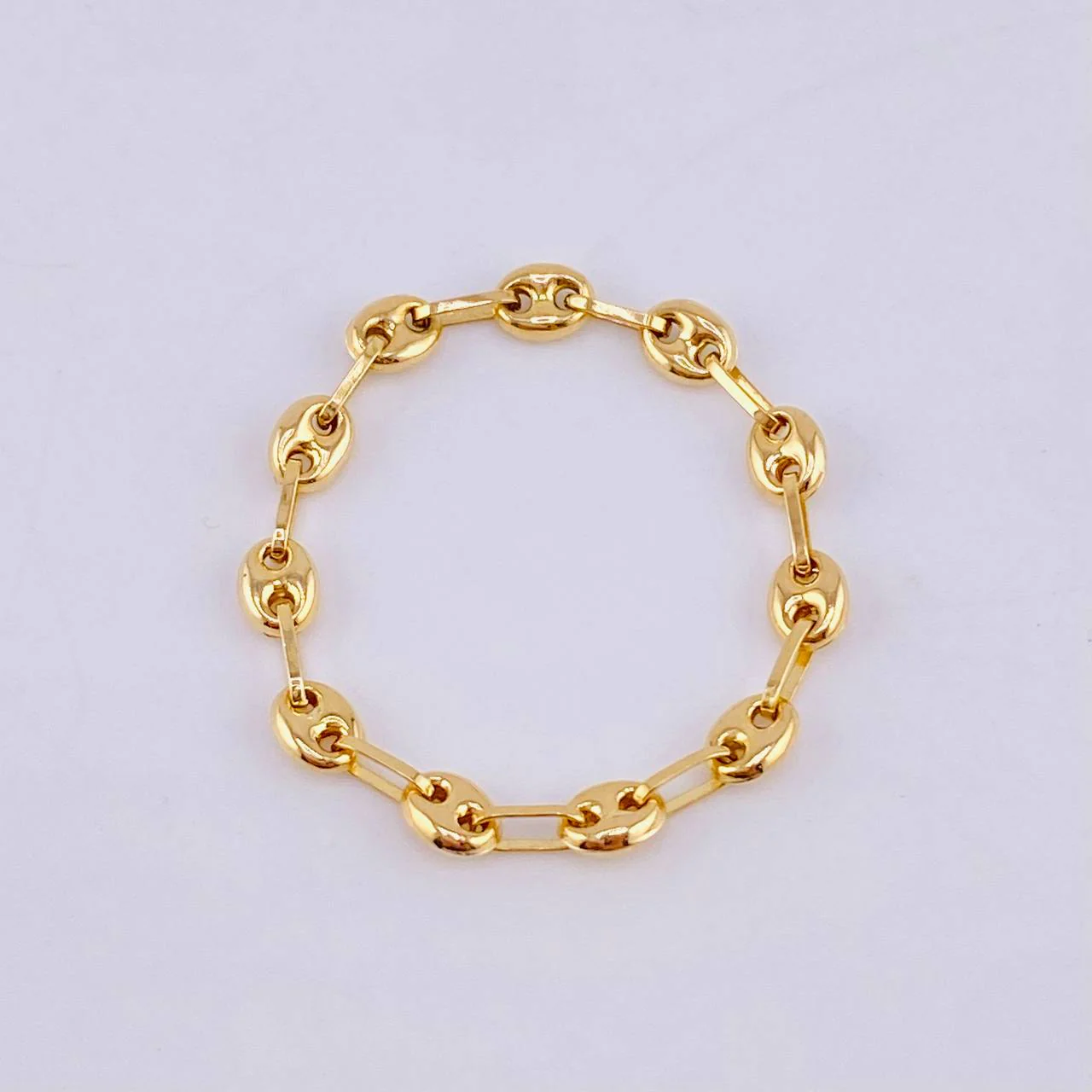 Anillo Gc 0.8gr / T11 1/4 - T11 / 3.2mm Oro Amarillo 18K
