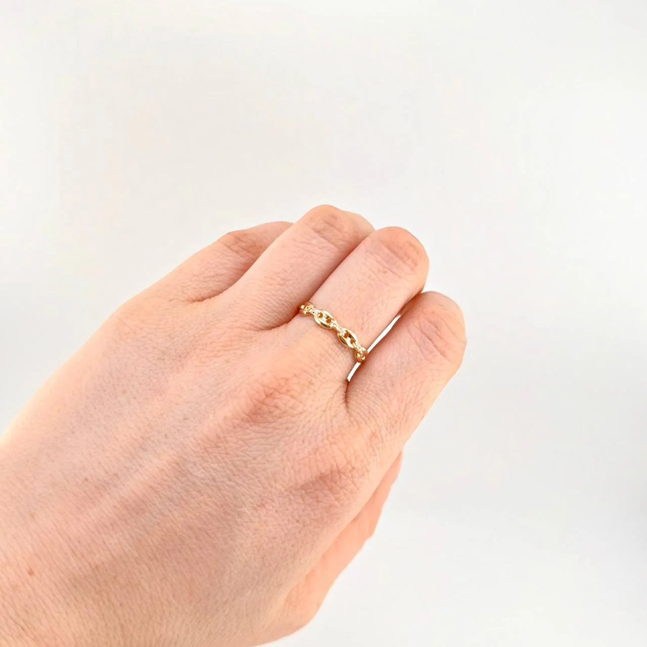 Anillo Gc 1.7 g / T7 3/4 Oro Amarillo 18K - Image 4