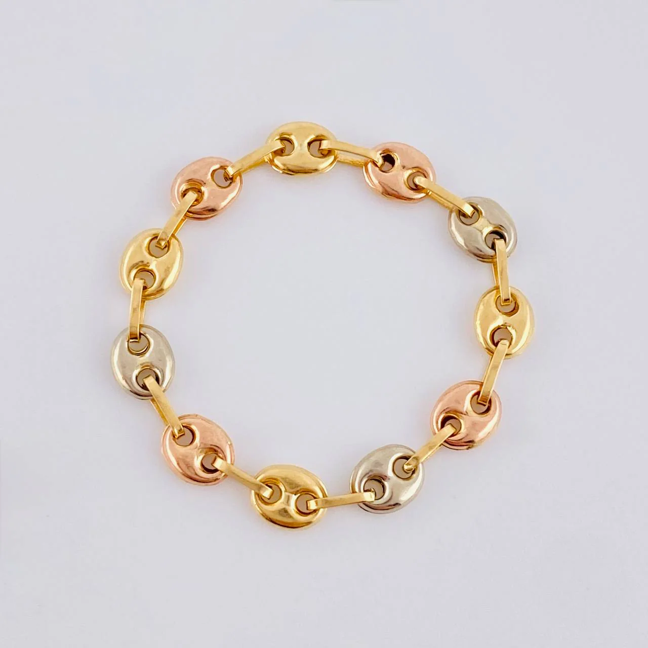 Anillo Gc 1 g / T16 - 15 3/4 Tres Oros 18K