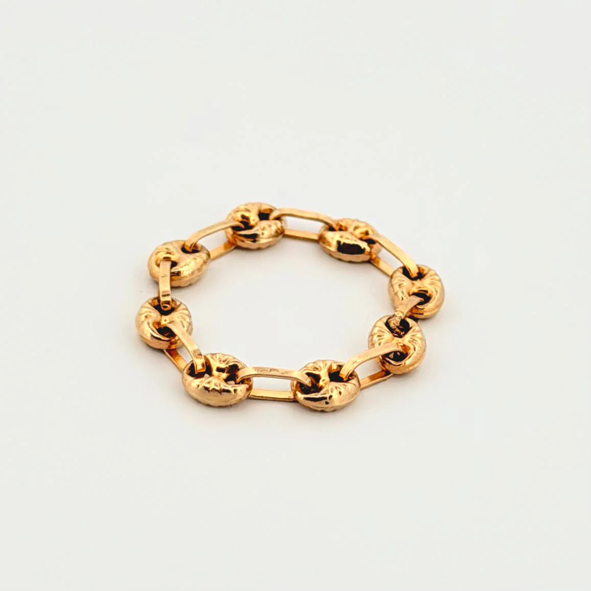 Anillo Gc Diamantado 0.9gr / T5 1/4 / 4.15mm Oro Amarillo 18K © - Image 2
