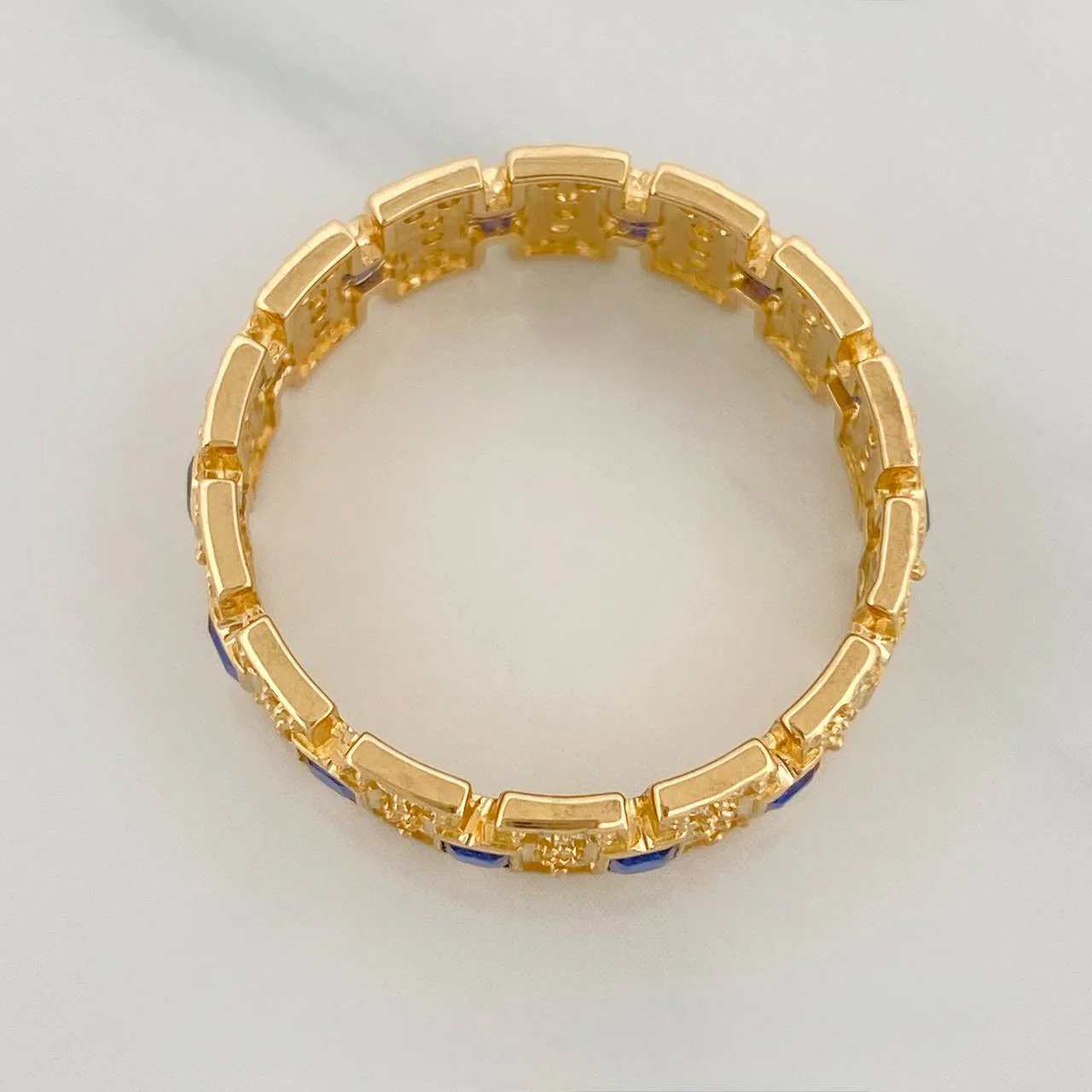 Anillo Glam 4.75gr / T9 1/4 / Oro Amarillo 18K $ - Image 2