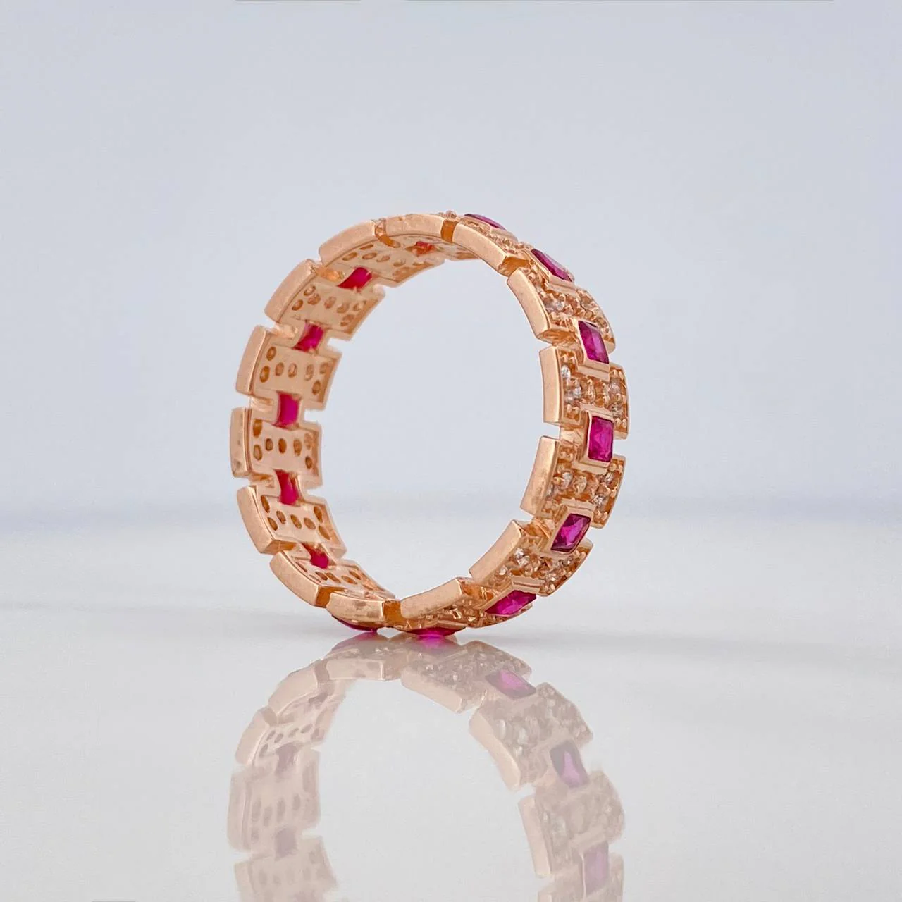 Anillo Glam 5.15gr / T9 / Oro Rosa 18K $ - Image 4