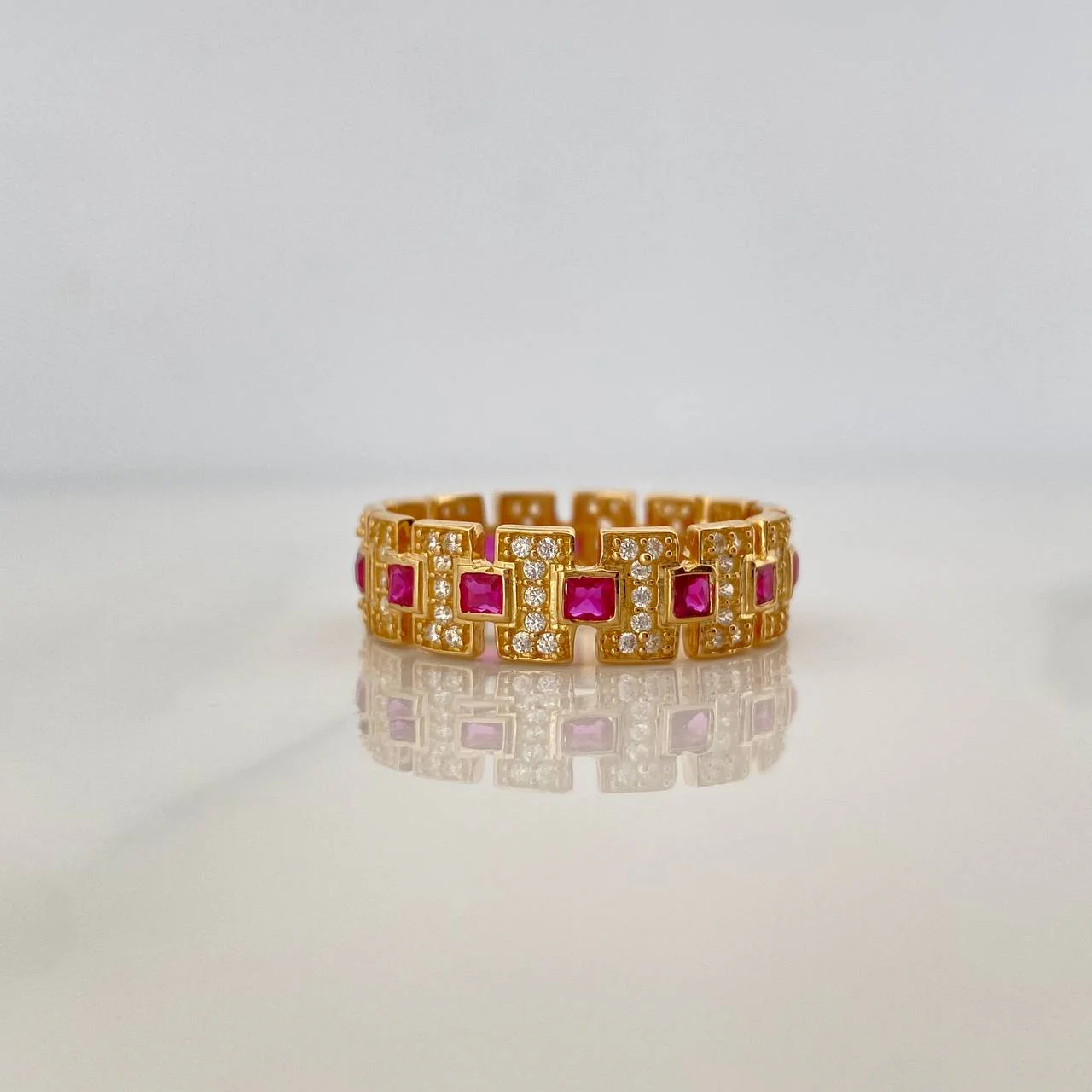 Anillo Glam 5gr / T9 1/4 / Oro Amarillo 18K