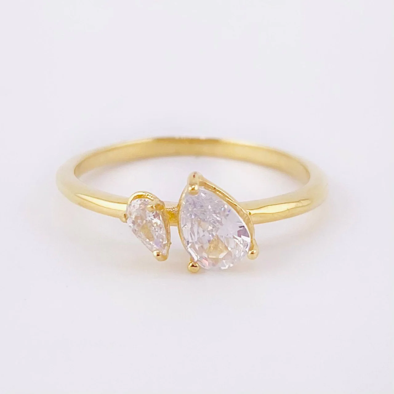 Anillo Gota 1.6gr / T6 / Oro Amarillo 18K Ā©