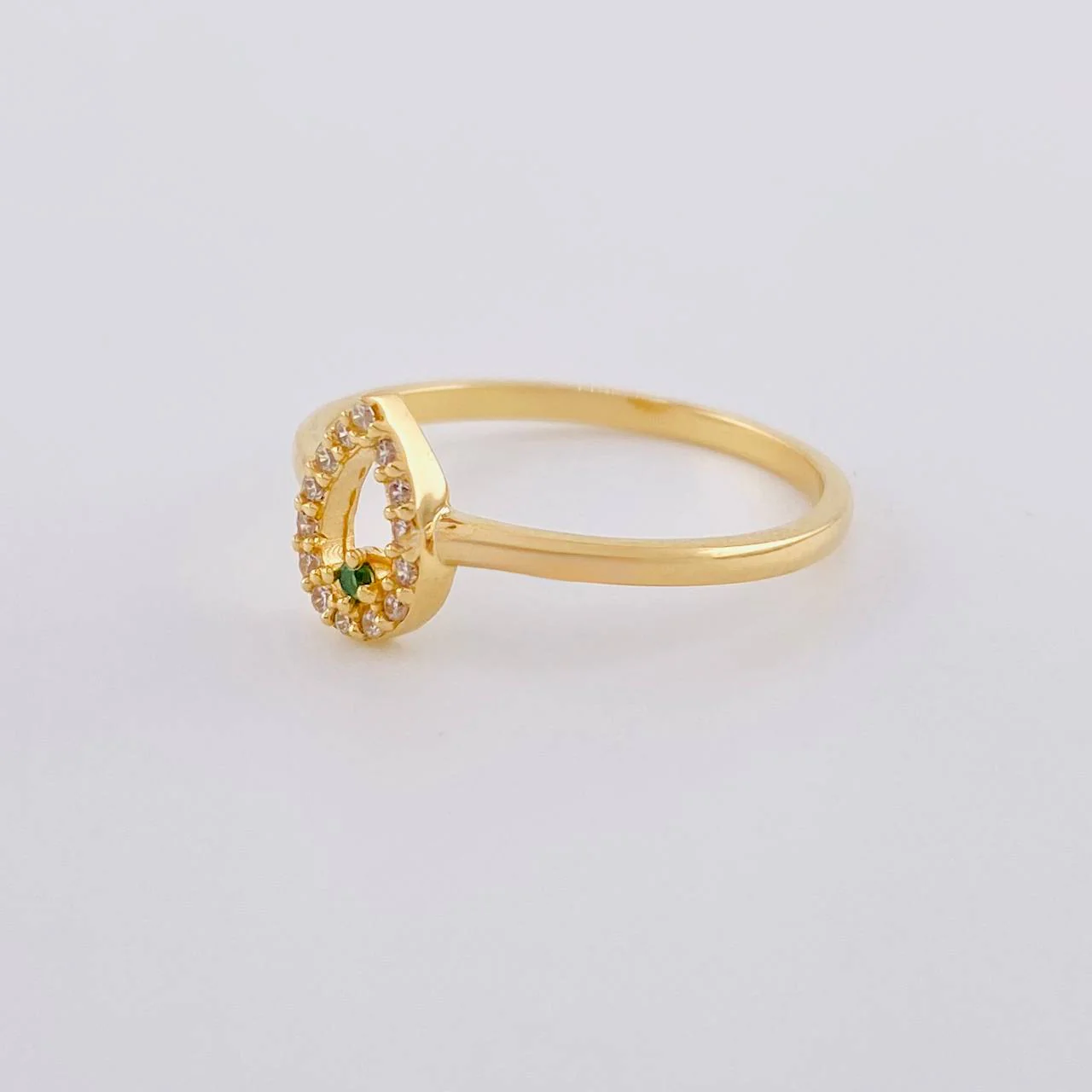 Anillo Gota Chispa 1.95 g / T7 Oro Amarillo 18K - Image 2