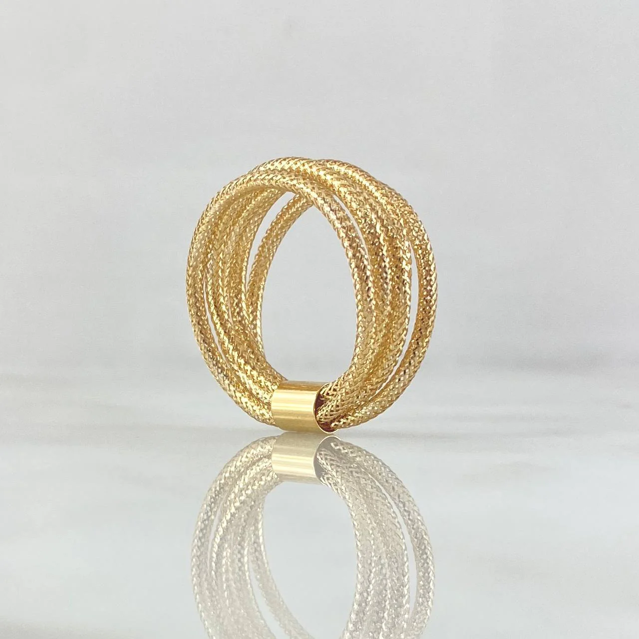 Anillo Guaya Multiple 1.3 g / T6 1/4 Oro Amarillo 18K - Image 3