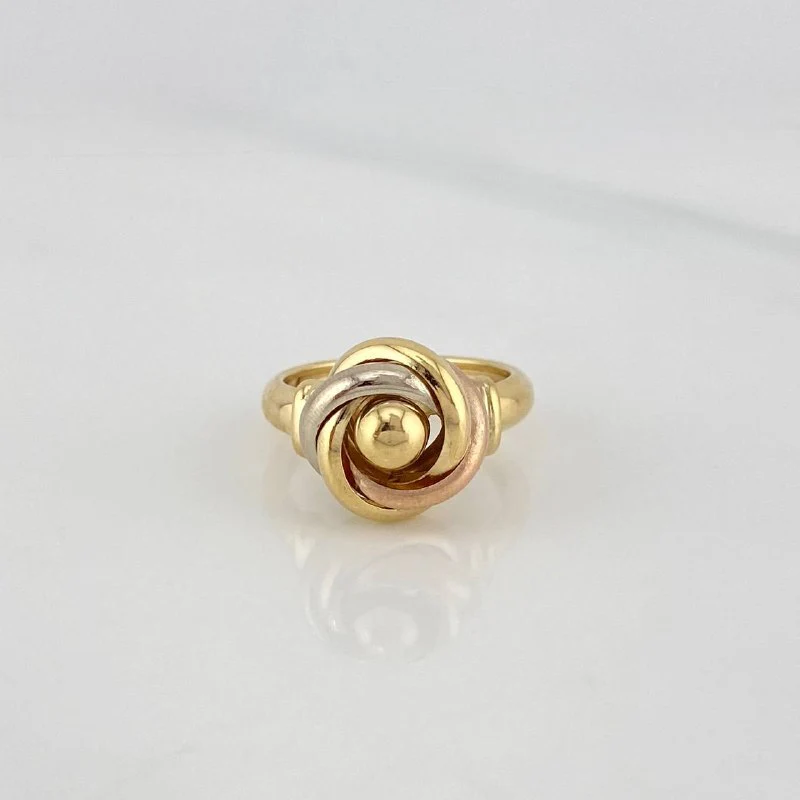 Anillo Helice 3.9 g / T4 1/2 Tres Oros 18K