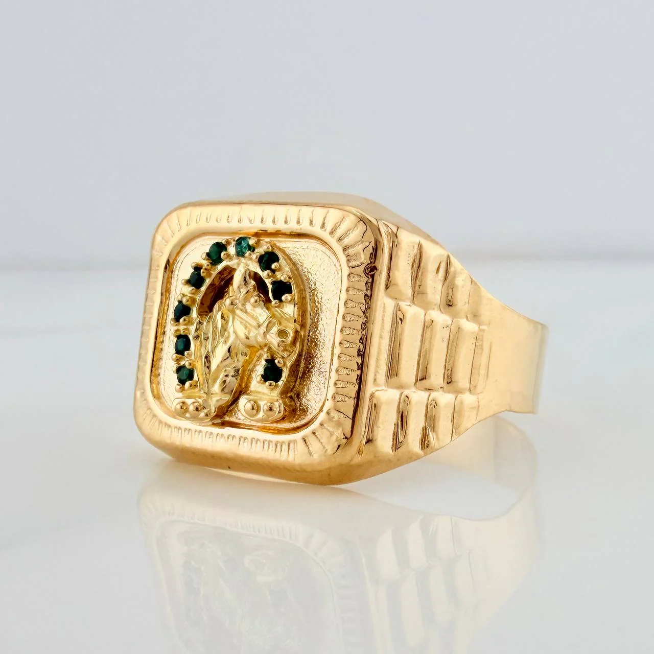Anillo Herradura 4.05gr / T12 / Oro Amarillo 18K $ - Image 2