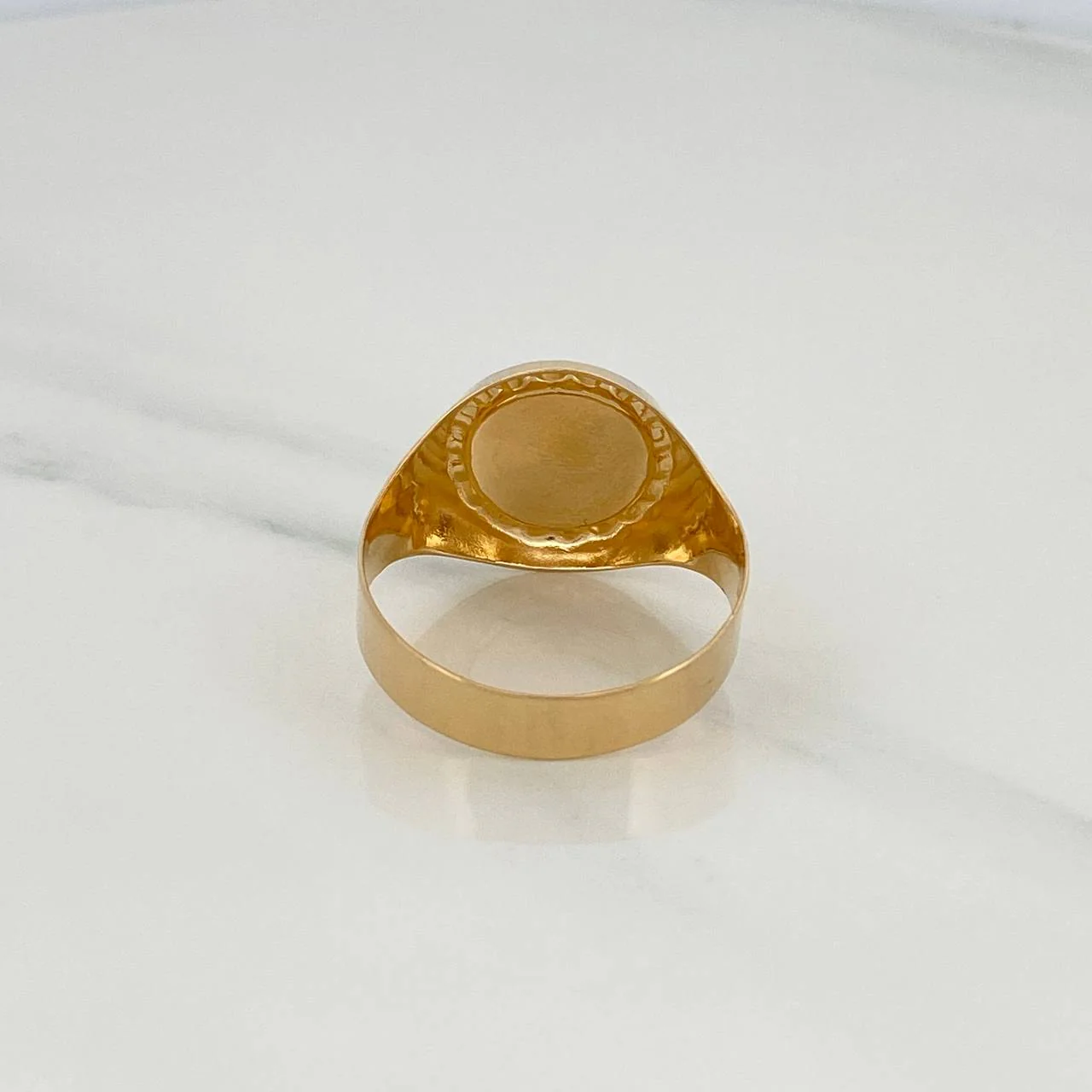 Anillo Herradura Caballo 3.95gr / T11 3/4 / Oro Amarillo 18K - Image 4