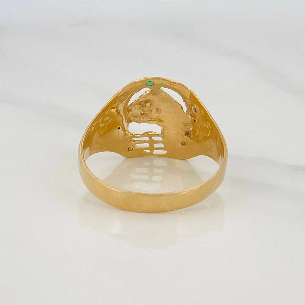 Anillo Herradura Caballo 7.45g / T14 1/4 Oro Amarillo 18K - Image 4